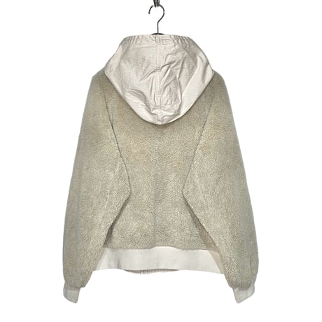 H.UNIT "herringbone × boa switching jacket"(kinari) unisex