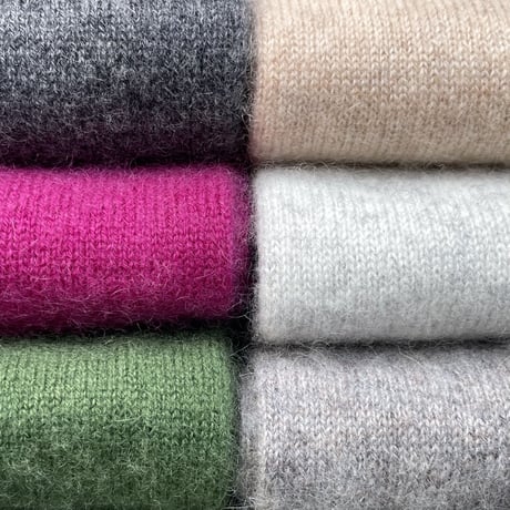 LIMONCHELLO"cashmere knit mini stole"unisex
