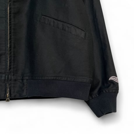 TigreBrocante”KU embroidery moleskin army rib jacket“(black)unisex