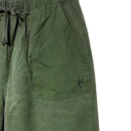 SlowHands”RCL tent loose wanderer pants"(olive-L)unisex