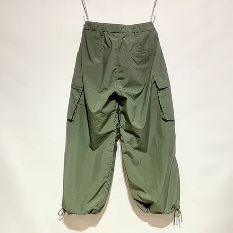 TigreBrocante"nylon tusser cargo pants“(khaki)unisex
