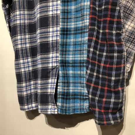 TigreBrocante"mix flannel check stallman coat"(fade)unisex