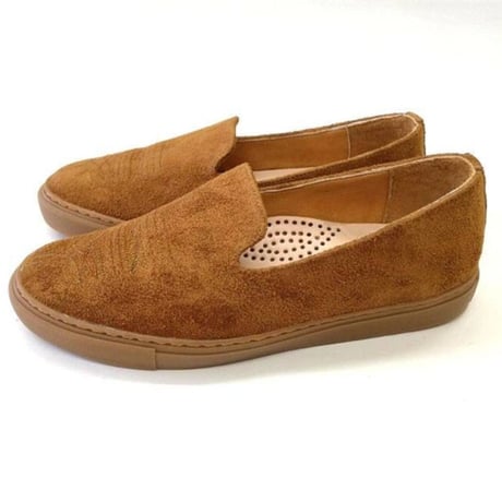 UNMARKED "embroidery slip-on sneaker”(tan)unisex