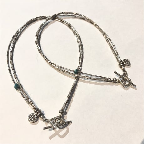 Slowhands "karen silver"anklet (B) unisex