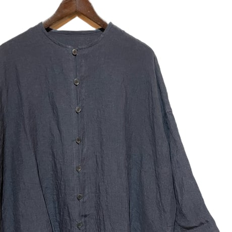 Linen ya"light jackte"(navy)women's