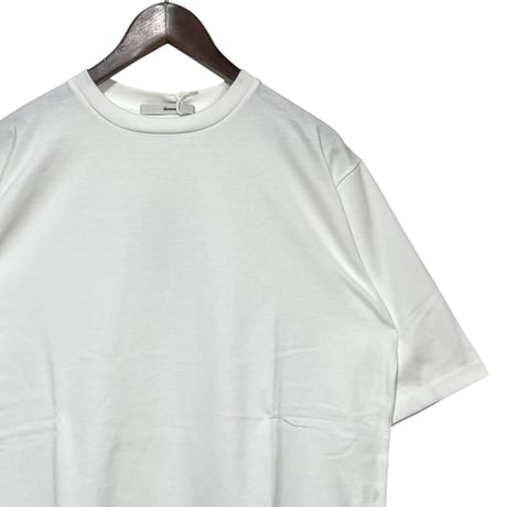amne "JARSEY round hem tee" (white) unisex