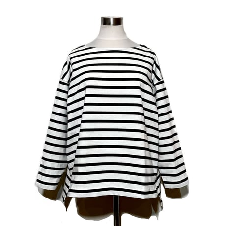 amne "BORDER"gride basque (black)unisex