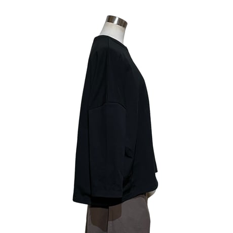 Linen ya"delave cardigan"(black)women's