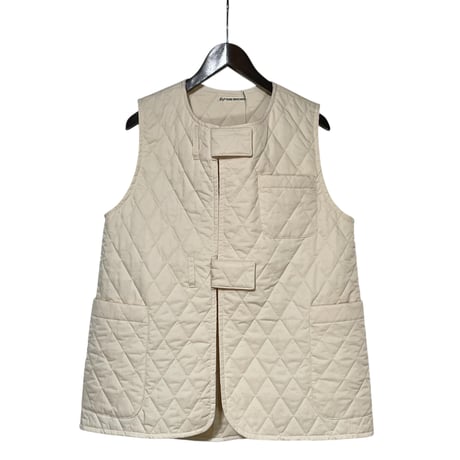 TigreBrocante"nylon twill quilting fastening tape vest“(women's)
