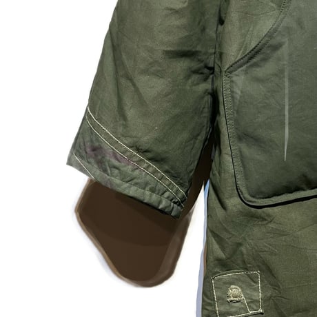 Slow Hands "recycle tent down coat for ARCHIVE"(olive)M-A(unisex)