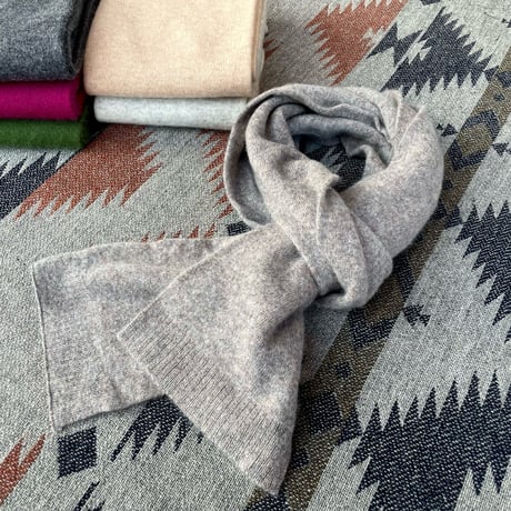 LIMONCHELLO"cashmere knit mini stole"unisex
