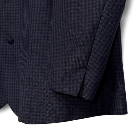 amne "GUNCLUB”modern jacket (navy)unisex