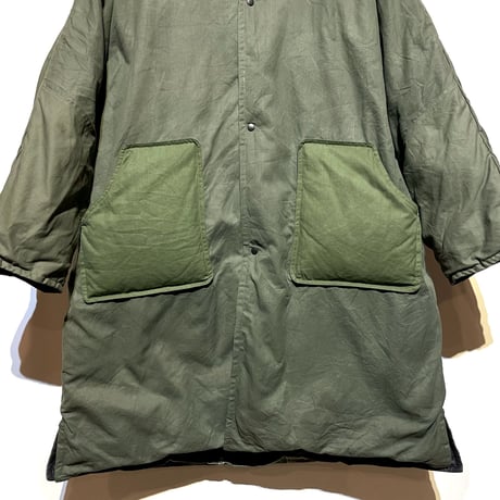 Slow Hands "recycle tent down coat"(olive)S-B unisex