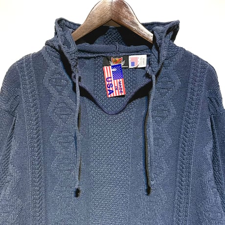 Brimwick U.S.A "C/P tie hoodie"(blue jeans)unisex