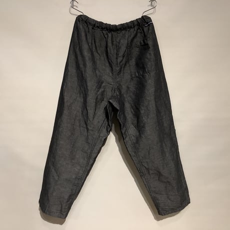 TigreBrocante"linen dungaree tagosaku pants"(black)unisex