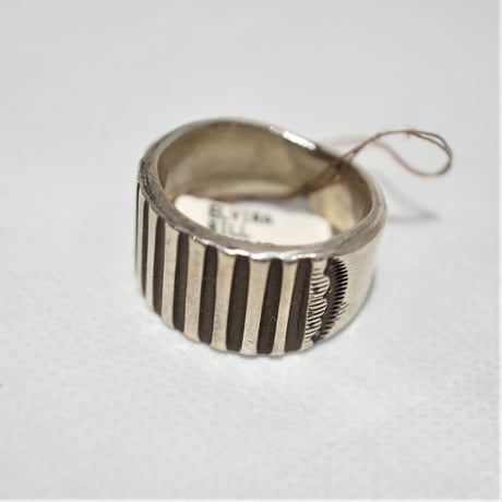 indian jewelry "elvira bill(navajo)"stamped ring B