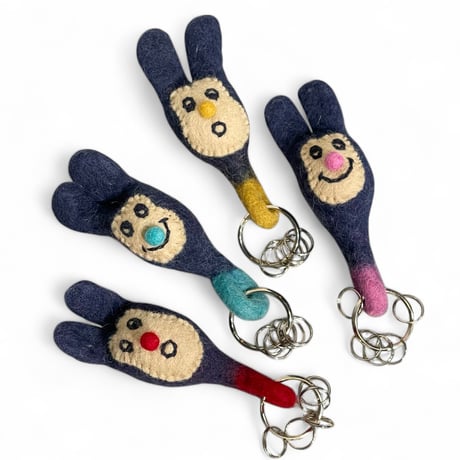 TigreBrocante"wool naugty key holder"