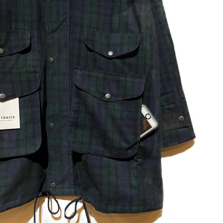 PORTRAITE"classic field jacket long"(black watch corduroy)unisex
