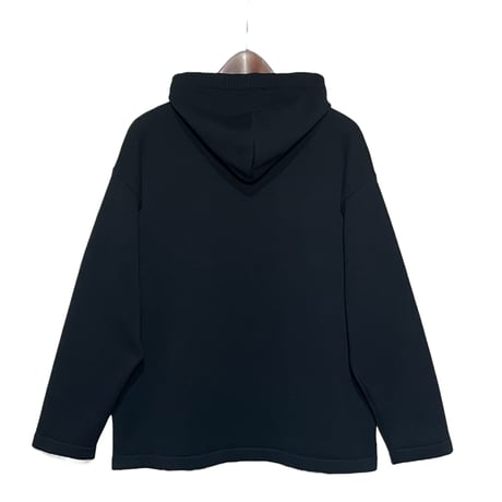 eyya"cotton knit hoodie "(black)unisex