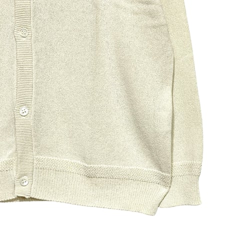 eyya"cotton boucle yarn cardigan"(ivory)unise