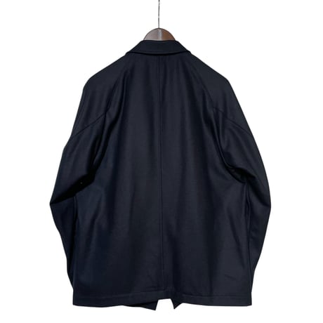 ASEEDONCLOUD"Handwerker HW wool flannel handsfree jacket"(navy)unisex
