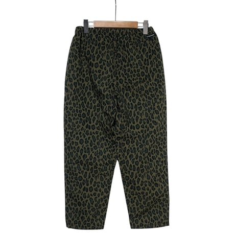 TigreBrocante"cotton×naylon leopard tagosaku pants“(khaki) unisex