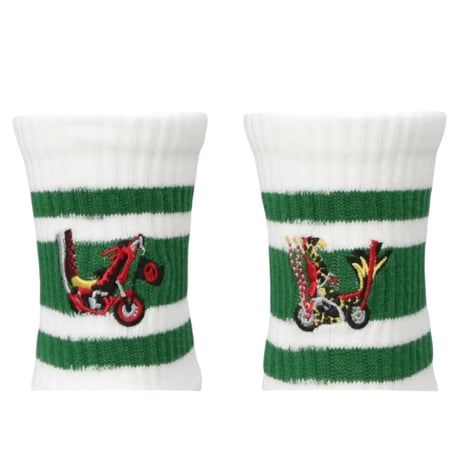 decka quality socks"SHOWATABÉ by BRÚ NA BÓINNE"Skater Socks | Embroidery