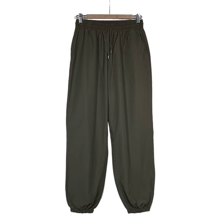 FLISTFIA "nylon Track Pants" (smoke olive) unisex