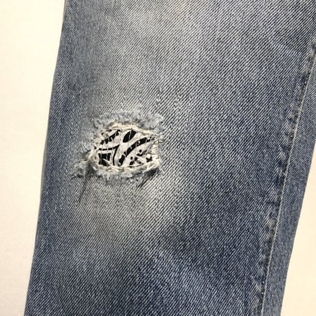 KNIFEWING "rebuild series" used US Levi's bandana remake(72A)unisex