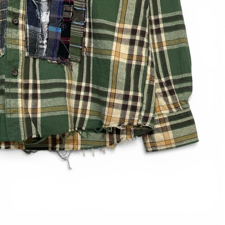 yoused "flannel PW dress shirts"1A(one)unisex