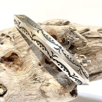 indian jewelry " Edison Sandy Smith(navajo)" triangle bangle(B)