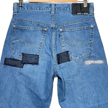 TigreBrocante"12,75oz denim big 5pocket pants“(hand damage)unisex.S