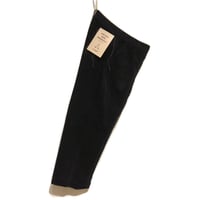 H.UNIT "corduroy crown size trousers"(black)unisex