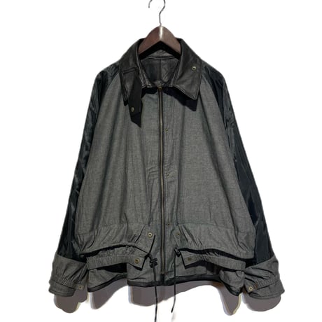 yoused"all leather drivers jacket"(black)unisex