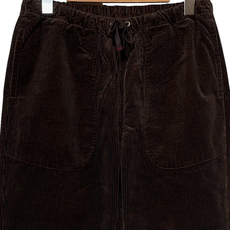 TigreBrocante"seersucker cordury tagosaku long pants“(brown) unisex