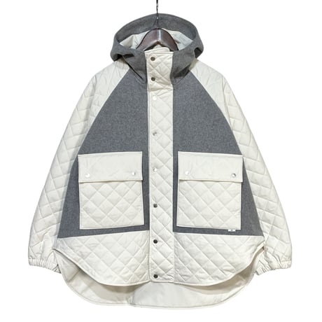 amne "MELTON/QUILT useful hoodie" (heather) unisex