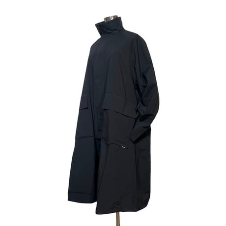 amne "nylon OX covered coat" (black) unisex