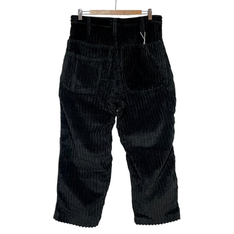 FUNSET OF ART “jumbo cord utility pants"(black)unisex