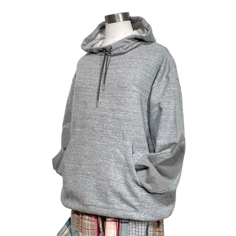 TigreBrocante"elbow patch parka"(heather gray)unisex