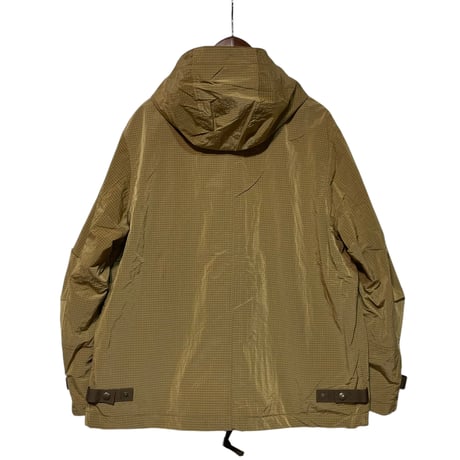 dip ltd"ripstop nylon×mesh army pocket hooded jacktet"(khaki)unisex