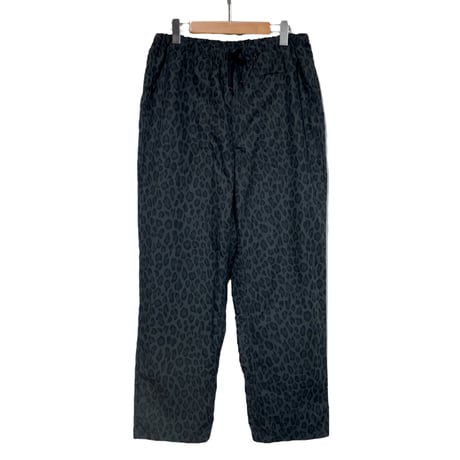 TigreBrocante"cotton×naylon leopard tagosaku pants“(black) unisex
