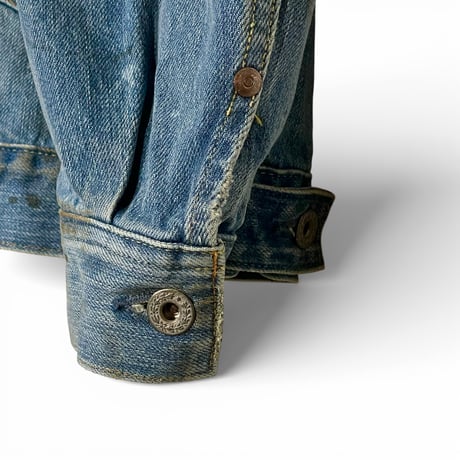 H.UNIT "13.5oz selvage deinim work jacket used wash"( indigo)unisex