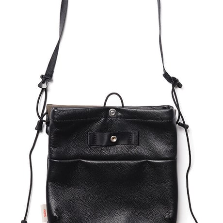nunc  "vertical flap shoulder bag water repellent leather "