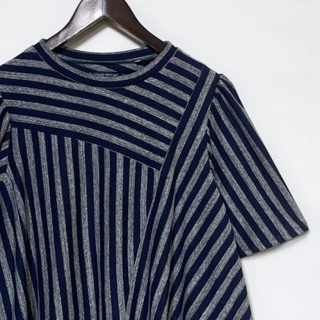 TigreBrocante"indigo border clione patch tunic T"(indigo)women's