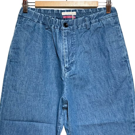 TigreBrocante"9.5oz denim tidy sarouel pants"(nasukon)women's
