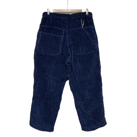 FUNSET OF ART “jumbo cord utility pants"(indigo)unisex