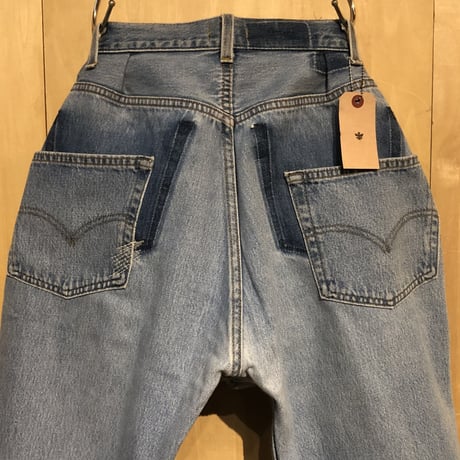 KNIFEWING"USA501 tuck tapered wide pants"M-A