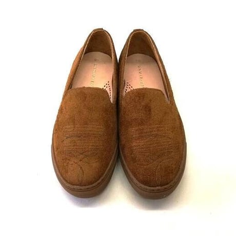 UNMARKED "embroidery slip-on sneaker”(tan)unisex