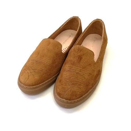 UNMARKED "embroidery slip-on sneaker”(tan)unisex