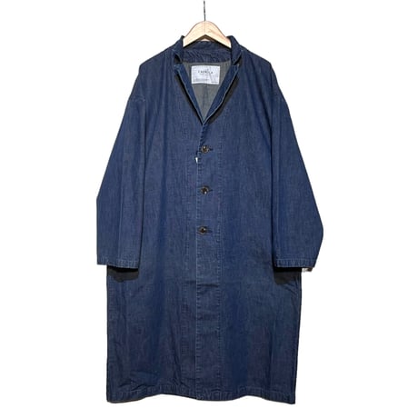 CAERULA PER LIGHTS"10oz denim stan coat"(navy)unisex